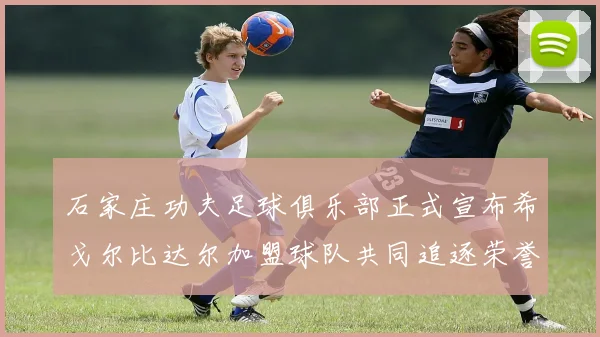 石家庄功夫足球俱乐部正式宣布希戈尔比达尔加盟球队共同追逐荣誉
